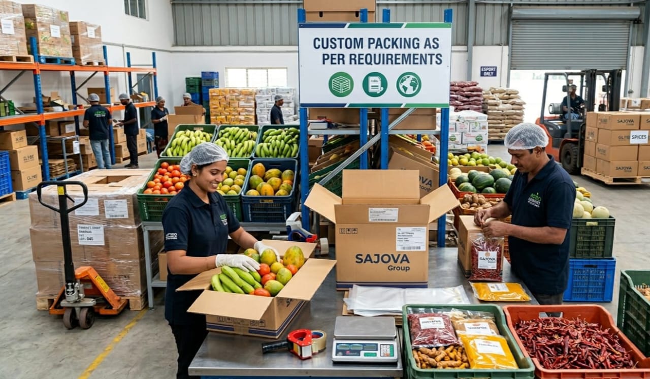 Custom Packing as per Requirements